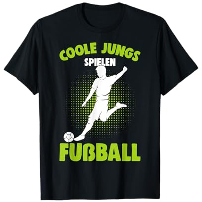 Coole Jungs spielen Fußball Fußballer Kinder Junge T-Shirt
