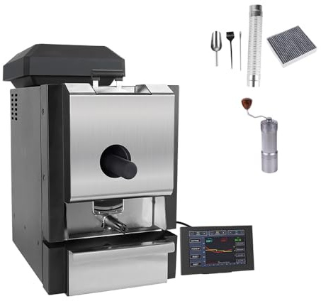 Andra generationen kafferostare, professionell version med dubbla kontrollsystem, professionell version, professionell kaffebönor rostningsmaskin med LCD-skärm