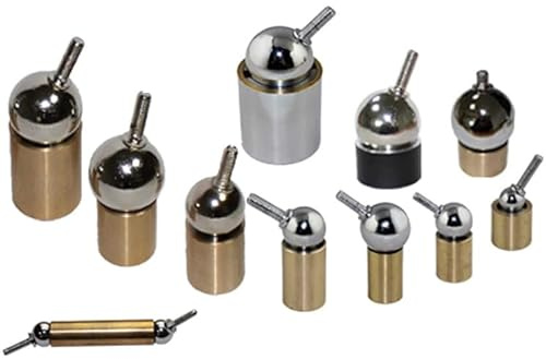 Magnetic Ball Joint with Threaded pin Neodymium Ø 10 mm M3x12 fit Tolerance h6 - Holds 1,8 kg - Strong Ball Joint Rare Earth Magnets - Operating Temperature: Max. 100 °C