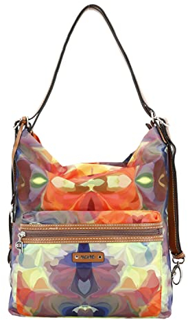 Picard Damen Beuteltasche Und Rucksack Sonja aus Nylon Groß | Breite 10 cm höhe 36 cm länge 34 cm mit Reißverschluss | Alltag, Ausgehen |