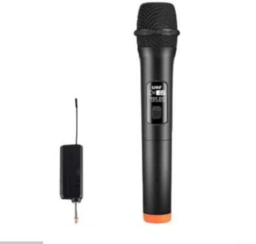 Microfono wireless ricaricabile, microfono dinamico per karaoke, per matrimoni, club, feste, modello base, non richiede batterie (da 1 a 1)