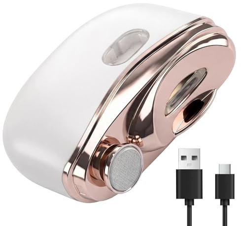 Coupe Ongle Electrique 3 en 1, Lime a Ongle Electrique Automatique avec Lumière LED, 3 Vitesses Rechargeable USB, Coupe Ongles Electrique Silencieux pour Bébé, Adultes et Personnes Âgées