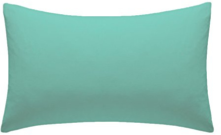 British Home Bedding - Pillow Cases - Pack of 2 Plain Cover Polycotton Luxury Pillowcases - Shrinkage and Fade Resistant (Mint Green)