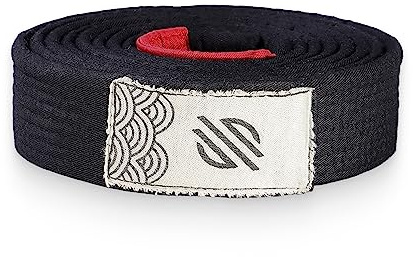 Sanabul Vintage Series BJJ Belt for Men & Women Brazilian Jiu Jitsu Belt for Jiu Jitsu Gi, Vintage Black, A4