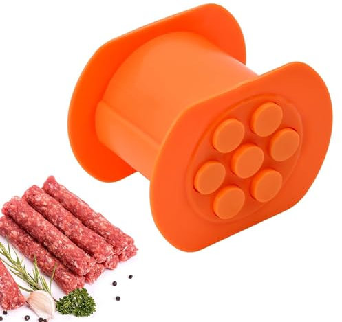 Fabricante de Perritos Calientes, Máquina para Hacer Hot Dogs de 7 Agujeros, Fabricante de Salchichas, Extrusora Embutidora de Carne para Salchichas, para Hamburguesas, Croquetas