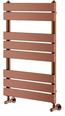 Go Bathrooms Ark Towel Rail 800mm x 500mm Bronze Bathroom Radiator Designer Heated Ladder Rail Flat Panel Heater
