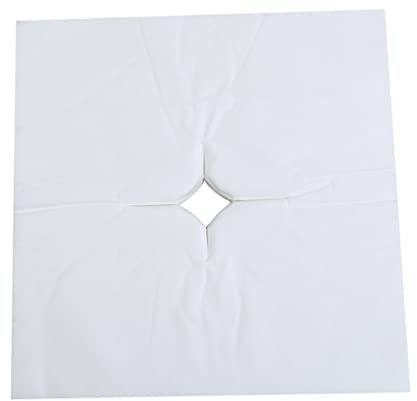 minkissy 100 Blatt Gesichtslochmatte einmalhandtücher einmal handtücher nicht klebende Gesichtsabdeckungen Abdeckungen für Massagetische Gesichtsmassageabdeckung für Frauen gemütlich