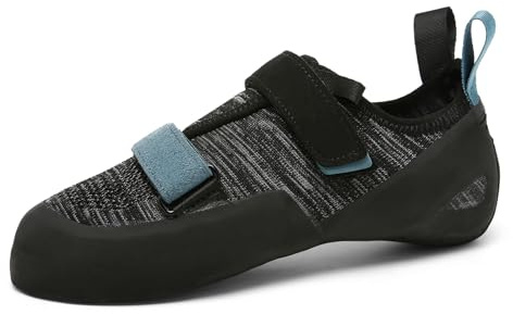 ZHENSI Zapatos De Escalada Hombres Y Mujeres Zapatos De Entrenamiento para Principiantes En Interiores Y Escalada En Roca,Azul,43 EU