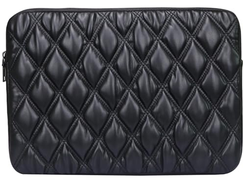 ZhaoCo Puffy Laptop Hülle Tasche für 13 Zoll 14 Zoll MacBook Pro/MacBook Air, Weiche Leichte MacBook-Hülle Laptop-Hüllen Laptoptasche - Schwarz
