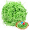Bluelves 200g Herbe de Pâques, Papier Raphia Recyclable Déchiqueté pour Remplissage de Paniers de Pâques,Decoration Paques,Oeufs de Paques Decoration,Decoration Table Paques-Vert,200g