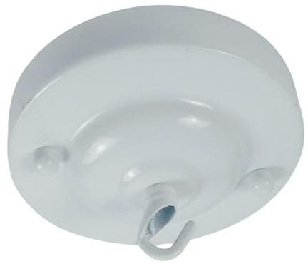 Sharplace Deckenbaldachin-Kit, Grundplatte mit Haken, einfache Installation, stabiles Montageteil, Leuchtenzubehör, Pendelleuchten-Plattenabdeckung