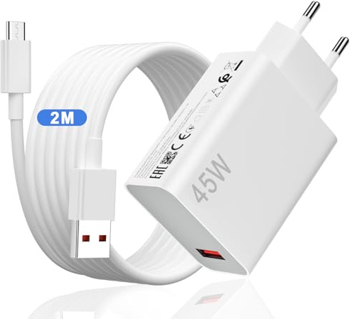 45 W Turbo snabbladdare med USB C-kabel 2 m för Redmi Note 14 Pro snabbladdare adapter 45 W Turbo-laddning USB-typ C-kabel för Xiaomi Redmi 14C 13C Note 14 13 12S 11S 10 9 Pro Poco X7 X5 M4 M6
