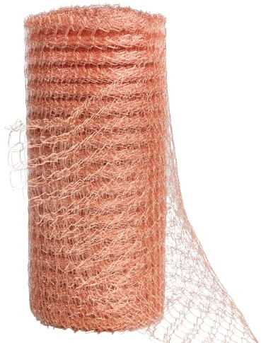 Wukemaoyi Red de Cobre Anticaracoles, 6m Malla de Cobre de Control de Roedores, Alambre Valla contra Caracoles para Huerta de Jardín Casa Protege Plantas contra Caracoles