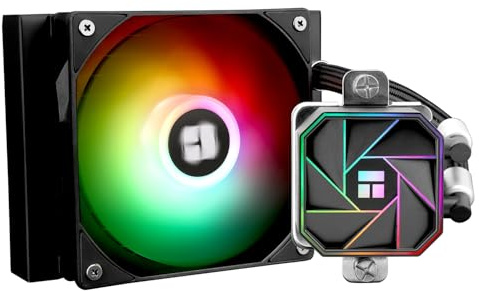 TR-Thermalright Aqua Elite 120 V3 CPU, raffreddamento ad acqua completo, 120, specifiche AIO PC, ventola di raffreddamento ARGB da 120 mm, facile installazione, compatibile con AM5/AM4, LGA1851/1700