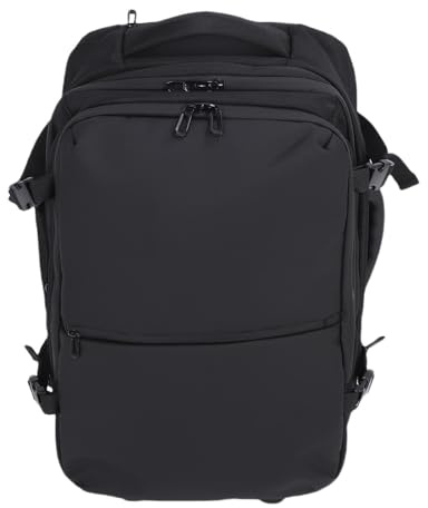 Duokon Vakuumförsegling Reseryggsäck Oxford-tyg Expandbar Bärryggsäck 35L Plus 15L Kompression med USB Elektrisk Pump TSA-lås Laptopväska för Flyg Företag Kvinnor Män