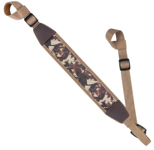 EZshoot Two Point Sling, Non-swivels Shotgun Sling with Neoprene Padded, Thumb Hole, Adjustable Length, Comfortable Rifle Sling Strap for Outdoors
