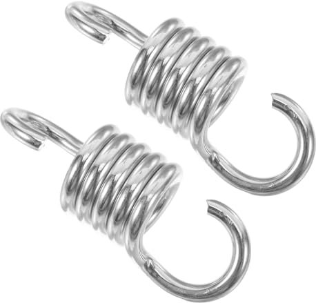 BESPORTBLE 2pezzi Molle in Acciaio Inossidabile Per Altalena Da Veranda Kit Montaggio Soffitto Ganci Sospensione Per Carichi Pesanti Accessori Per Altalene Da Patio e Amaca