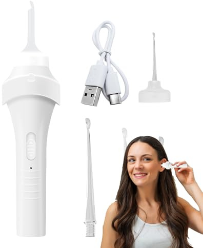 Kit de nettoyage des oreilles | Kit de nettoyage d'oreille électrique avec LED | Beauté et soins personnels sans fil réutilisables pour la maison, les bébés, les voyages, l'hygiène de la santé