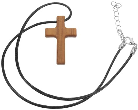 Healvian Kristna Träsmycken Julklappar Träkorshalsband Kyrkasmycken Tillbehör Kristna Träsmycken Kristet Hängehalsband Kors Backspegeltillbehör