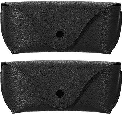 Hifot morbida occhiali custodia 2 pezzi, pelle portatile da viaggio Occhiali da Custodia Astuccio marsupio per occhiali da sole donna uomo