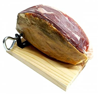 Jamón Serrano Apróx 1kg (jamón deshuesado) + Jamonero Mini | Jamón serrano de Teruel | Degusta Teruel
