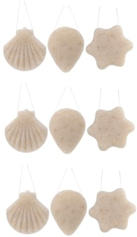MAGICLULU 9 Stk Konjak-Schwamm-Gesichtsreinigung Reinigungsschwamm Gesichtswaschschwamm Facial sponge exfoliating sponge Schwämme Puderquaste Schwamm zum Abschminken Schwamm für das Gesicht