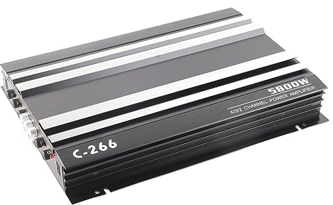 Sorandy 5800W Högeffekts Bilförstärkare för Hi-Fi-ljudsystem, Hållbar Aluminiumlegeringsdesign för Enkel Installation