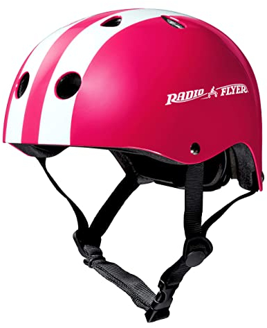 Radio Flyer Pink Helmet, Toddler or Kids Helmet for Ages 2-5 (AC100P)