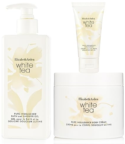 Fragrance Bunde: Elizabeth Arden White Tea Shower Gel (390ml) + Body Cream (400ml) + Hand Cream (30ml)
