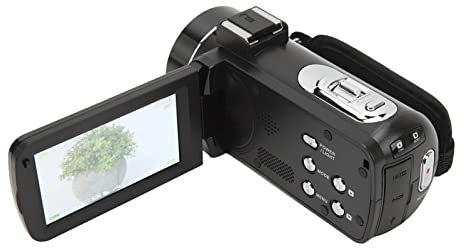 Cámara de Video 4K, Videocámara Digital 48MP 18X, Cámara Vlog con Pantalla Táctil de 3 Pulgadas, Compatible con Conexión WiFi y Control de Aplicaciones, Antivibración Electrónica
