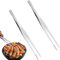 2 Pièces Pince Cuisine,30 cm Pince de Chef, Pinces à Barbecue en Acier Inoxydable,Pince Precision Cuisine Outil De Cuisine,Pince de Cuisine pour Cuisiner Griller et Cuire