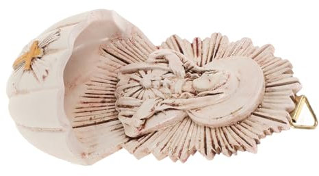 Alipis Décoration Murale Catholique Bénitier Décors Catholiques Bénitier En Résine Bénitier Pour La Communion À Domicile