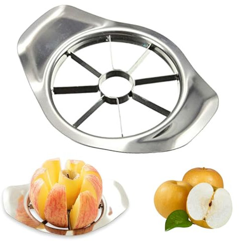 Stainless Steel Apple Cutter & Slicer – Durable Corer for Perfect Apple Wedges, Multi-Fruit Slicing Tool – Easy-to-Use Kitchen Gadget for Quick Prep