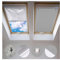 Johgee Dachfenster Rollo Thermo Sonnenschutz Silberbeschichtung Verdunkelungsrollo für Dachfenster GGU GGL GPU GPL GHU GHL GTU GTL GXU GXL (ohne Bohren mit Saugnäpfen,Größe 57x100cm), Grau