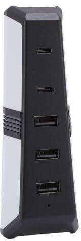 aqxreight 5-tums USB Hub Höghastighets Plug and Play USB Port Expander med 3 2 0 Portar 2 Typ C Portar Inklusive US HubUSB Port ExpanderUSB Expander med 0USB Hub