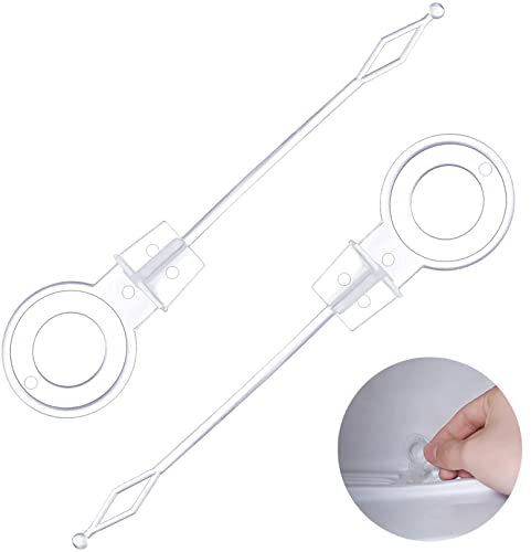 2 x Universal-Kühlschrank-Ablaufloch, Kunststoff-Kolben, 9,5 cm, Abflussloch, Abflussloch, Mini-Kühlschrank, Abflussloch, Reinigungswerkzeug, Kühlschrankzubehör, Abflussreiniger (weiß)