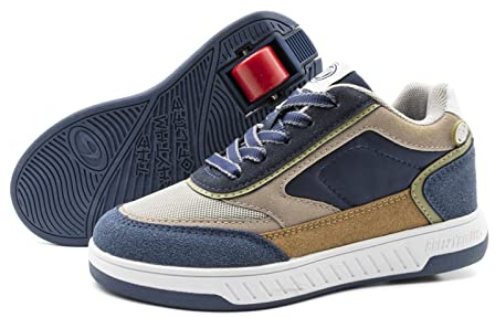 BREEZYROLLERS 2241901, Rollschuh, Schuhe mit Rollen, 2-in-1 Kinderschuhe, Skateboardschuhe, Sneakers (eu_Footwear_Size_System, Big_Kid, Numeric, medium, Numeric_37)