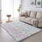 VOFUSHON Wohnzimmer Hochflor Teppich, Shaggy Flur Läufer Modern Flauschiger Weich Bunter Batik Teppich Groß für Wohnzimmer Deko/Schlafzimmer/Kinderzimmer (Regenbogen, 160 x 230 cm)