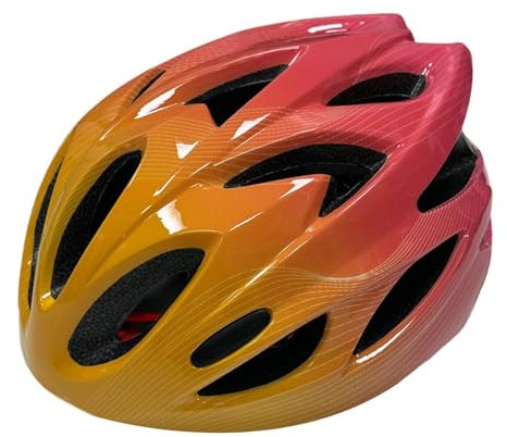 Dickly Fahrradhelm für Kinder, sportlicher Helm, Trendiger tragbarer Helm für Kinder im Alter von 3–10 Jahren, Fahrradhelm, Rennradhelm zum Radfahren, Orange