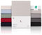 Blumtal® Premium Spannbettlaken Jersey Boxspringbetten - 180x200 Oeko-TEX zertifiziertes Bettlaken - Spannbettlaken aus Baumwolle - Leintuch Grau