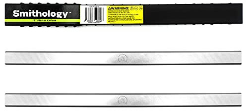 Smithology 12-Inch Planer Blades - for Delta Planer 22-540, 22-547, TP300, Double Edged Planer Knives, Made of High-Carbon Steel, Set of 2 Wood Planer Blades, SMTPBS01-2