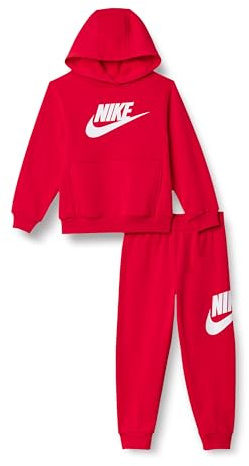 Nike Combinaison pour enfant Club Fleece Rouge Code 86L135-U10, rouge/blanc, 5-6 ans