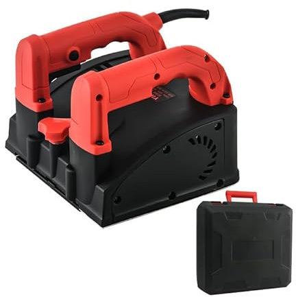 Electric Wall Planer, 16cm Wall Planing Machine for Granite, Stone, Marble - Adjustable 1-4mm Depth Putty Wall Scraper and Concrete Shovel, Construction Tools