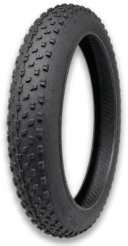 COPERTONE PNEUMATICO GOMMA 20 X 4 BICICLETTA ELETTRICA TACCHETTATO