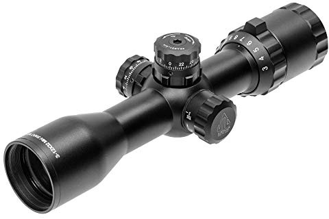 Leapers UTG 1 BugBuster 3-12X32 Scope, Side AO, Mil-dot, QD Rings (SCP-M312AOWQ)