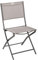 Hespéride - Lot de 4 Chaises de Jardin Pliantes Modula Marron Tonka - Acier Traité Epoxy Texaline - Dim 46 x 52 x 87 cm - Meuble d'Extérieur Pliable