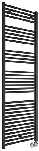 FABIN store Badheizkörper elektrisch mit digitalem Thermostat Anthrazit (1703 mm x 550 mm)