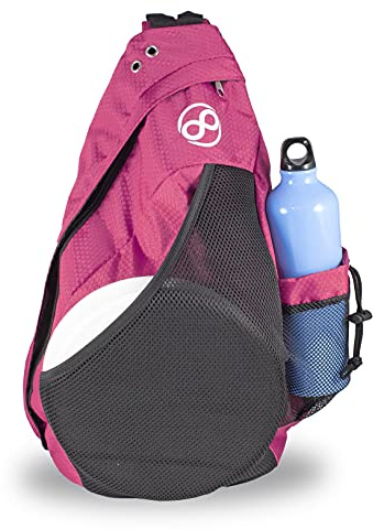 Infinite Discs Disc Golf Slinger Bag Ryggsäck | 6–12 skivor | Olika färger, Rosenröd, Medio, Sporter