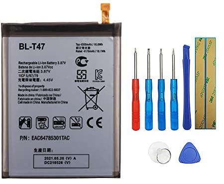 Swark Akku BL-T47 Kompatibel mit LG Velvet 5G LM-G900UM with Tools