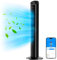 GoveeLife 36'' Smart Tower Fan for Bedroom, Oscillating Fan with Temperature Auto-Reflect, Room Fan with 8 Speeds, 4 Modes, 24H Timer with APP, Works with Alexa, Floor Fan for Home Office